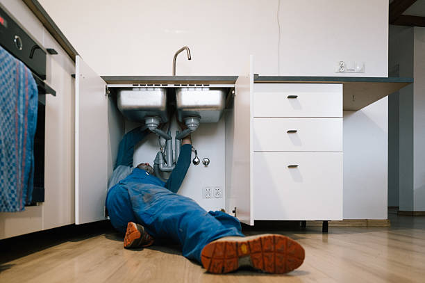 Professional Drain Cleaning technician working in East Branch, NY